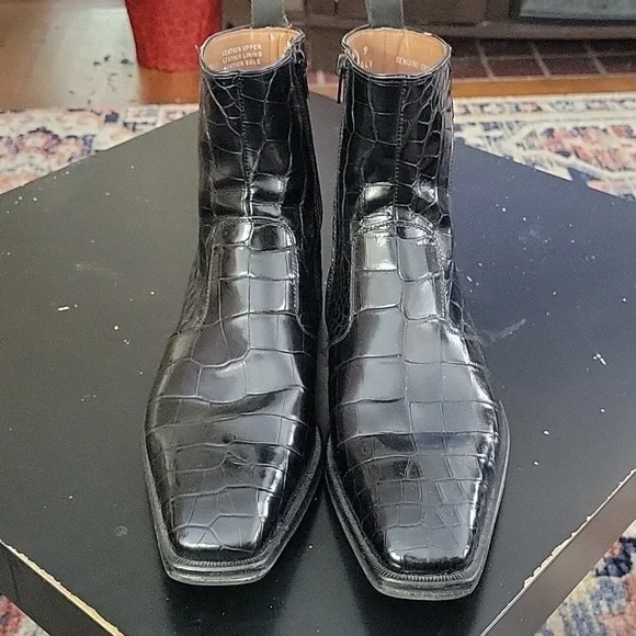 Cellini | Shoes | Cellini Mens Crocodile Boots | Poshmark